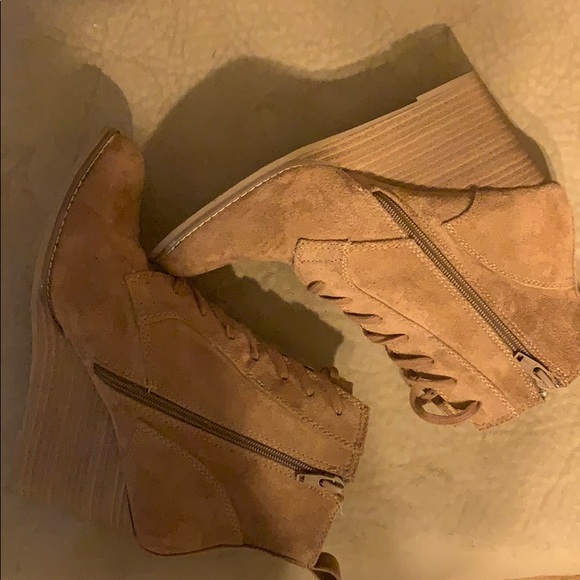 A New Day- suede lace up ankle boots - Picture 2 of 6